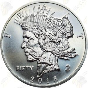 2018 "Zombucks" by Provident Metals - "Feast Dollar"