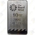 Royal Mint 10 oz .999 fine silver Britannia bar