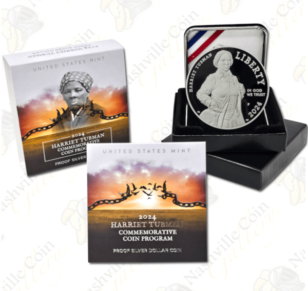 2024 Harriet Tubman Commemorative Proof Silver Dollar