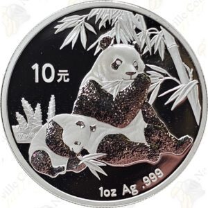 2007 China 1 oz .999 fine silver Panda