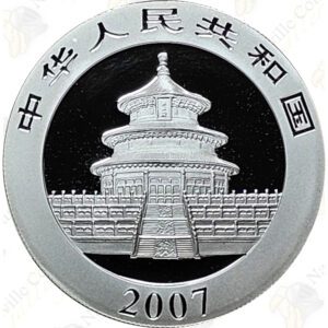 2007 China 1 oz .999 fine silver Panda