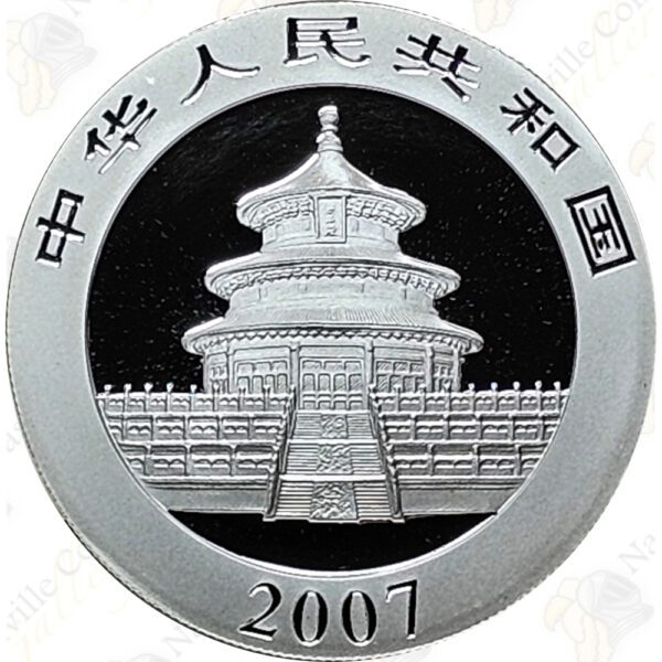 2007 China 1 oz .999 fine silver Panda