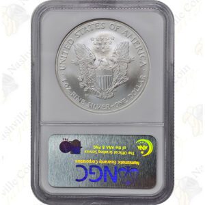 2008-W Burnished Uncirculated American Silver Eagle (Reverse of 2007) - NGC MS69 Early Releases