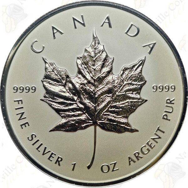 2014 Canada 1 oz .9999 fine silver Bullion Replica reverse proof Maple Leaf