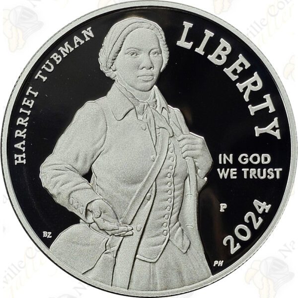 2024 Harriet Tubman Commemorative Proof Silver Dollar