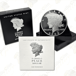 2023-S Proof Peace Dollar with box & COA