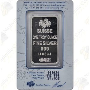 PAMP (Lady Fortuna) 1 oz .999 fine silver bar