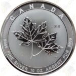 2018 Canada 10 oz .9999 fine silver Magnificent Maple