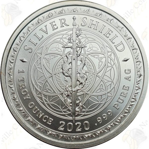 2020 Silver Shield (by Golden State Mint) 1 oz .999 fine silver "Cannabis"