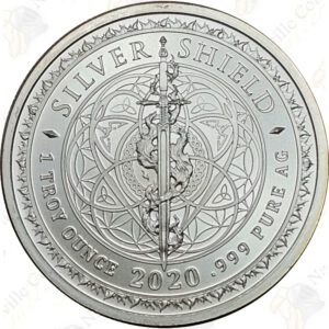 2020 Silver Shield (by Golden State Mint) 1 oz .999 fine silver "Crucifixion"