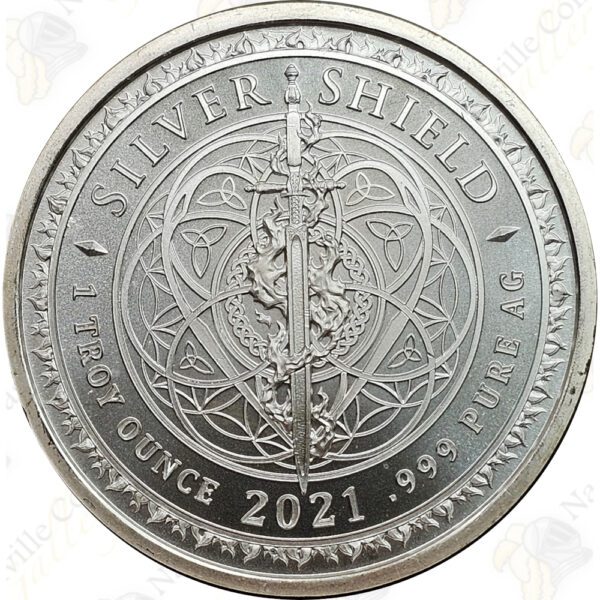 2021 Silver Shield (by Golden State Mint) 1 oz .999 fine silver "Cannabis"