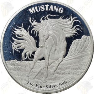 2024 Tokelau 1 oz .999 fine silver Mustang