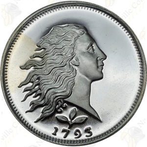 Golden State Mint Flowing Hair 1/2 oz .999 fine silver round