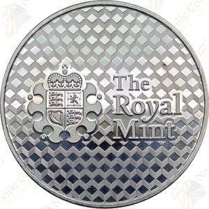 The Royal Mint 1 oz .999 fine silver round