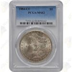 1884-CC Morgan Silver Dollar, PCGS MS62