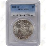 1884-CC Morgan Silver Dollar, PCGS MS63