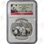 2013 China 1 oz .999 fine silver Panda -- NGC MS70 Early / First Releases