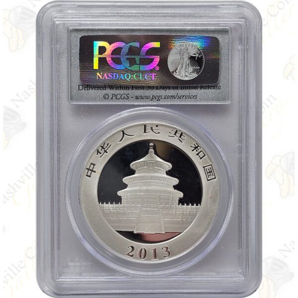 2013 China 1 oz .999 fine silver Panda - PCGS MS69 First Strike