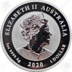 2020 Australia 1 oz .9999 fine silver Bull and Bear