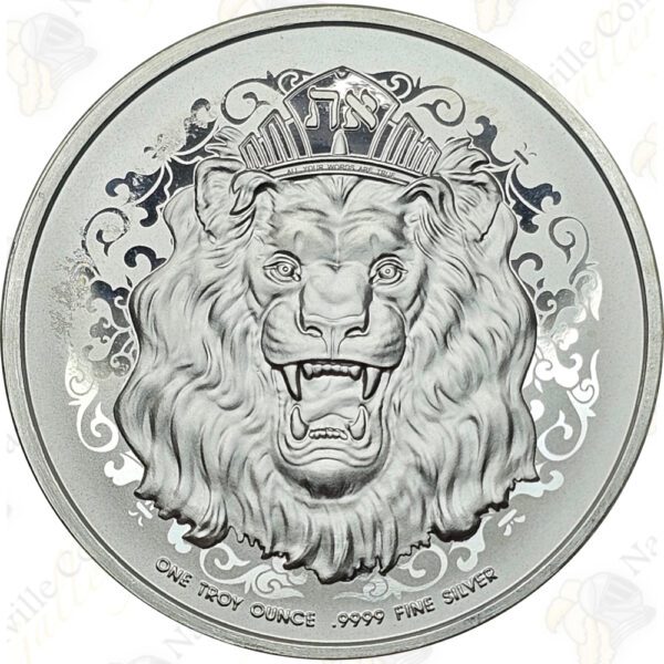 2022 Niue 1 oz .9999 fine silver Roaring Lion of Judah