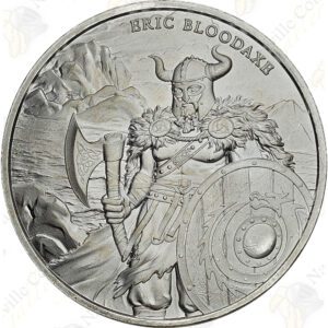 Legendary Warriors - Eric Bloodaxe 1 oz .999 fine silver round