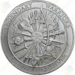 Legendary Warriors - Eric Bloodaxe 1 oz .999 fine silver round