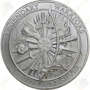 Legendary Warriors - Eric Bloodaxe 1 oz .999 fine silver round