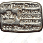 Monarch Precious Metals 1 oz .999 fine silver bar