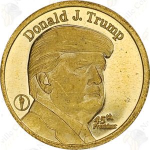 Donald J. Trump 1/4 oz .9999 fine gold round