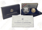 1987 U.S. Constitution 2-pc Commemorative Proof Gold and Silver Set