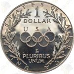 1988 Olympic 2-pc Commemorative Proof Gold and Silver Set