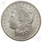 1884-CC GSA Morgan Silver Dollar -- NGC MS65