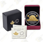 2015 Canada 5 cents "Legacy of the Canadian Nickel: The Beaver" -- 1 oz .999 fine silver