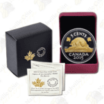 2015 Canada 5 cents "Legacy of the Canadian Nickel: The Beaver" -- 1 oz .999 fine silver