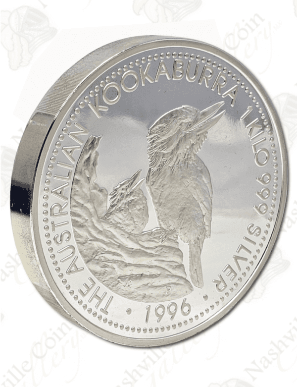 1996 Australia 4-pc .999 fine silver Proof Kookaburra set (45.15 oz total silver weight)