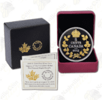 2015 Canada 5 cents "Legacy of the Canadian Nickel: The Crossed Maple Boughs" -- 1 oz .999 fine silver