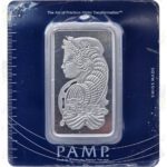 PAMP (Lady Fortuna) 100 gram .999 fine silver bar