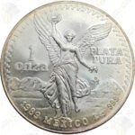 1989 Mexico 1 oz .999 fine silver Libertad