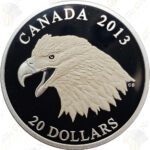 2013 Canada 1 oz silver Bald Eagle "Portrait of Power"