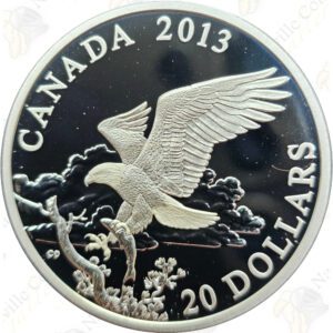 2013 Canada 1 oz silver Bald Eagle "Returning To The Nest"