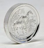 2014 Australia 1 oz .999 fine silver Lunar Series 2 Year of the Horse -- Proof (High Relief)