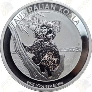 2015 Australia 1/2 oz .999 fine silver Koala