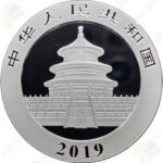 2019 30 gram CHINESE SILVER PANDA - 10 YUAN - UNCIRCULATED