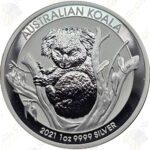 2021 Australia 1 oz .999 fine silver Koala