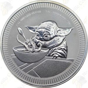 2022 Niue 1 oz .999 silver Baby Yoda