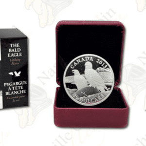 2013 Canada 1 oz silver Bald Eagle "Lifelong Mates"