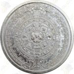 Golden State Mint Cuauhtemoc / Aztec Calendar 1/4 oz .999 fine silver round