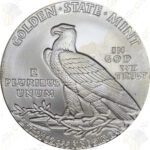 Golden State Mint Incuse Indian 2 oz .999 fine silver round