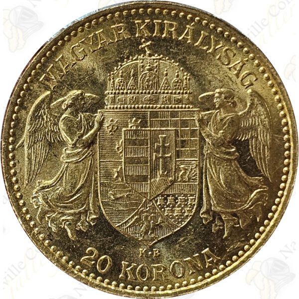 Austria / Hungary 20 Corona -- .1960 oz pure gold