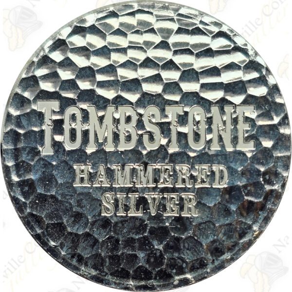 Scottsdale Mint 1 oz .999 fine silver Tombstone round
